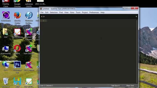 Урок 2. Установка редактора sublimetext3 и пакета packagecontrol смотреть онлайн