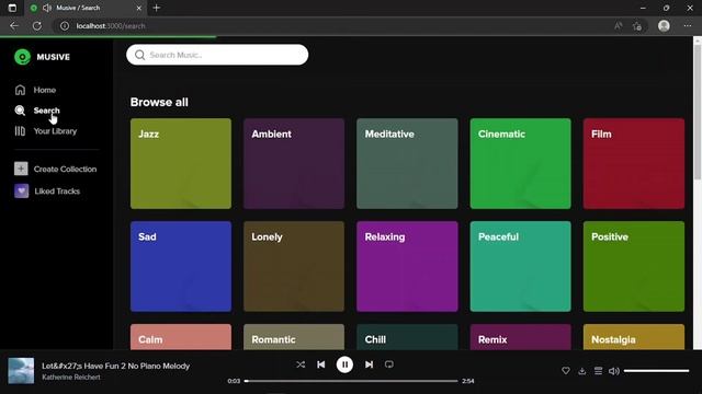 Musive - Full-stack music player | nextjs project | redux-toolkit | TailwindCSS | Spotify-clone смотреть онлайн