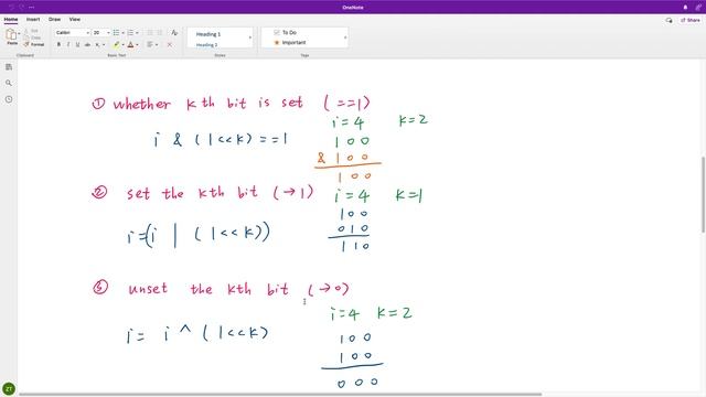 bitmasking common bit manipulation operations смотреть онлайн