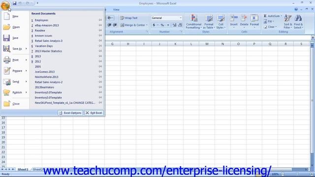 Microsoft Office Excel Tutorial 2013 Print Preview 10.2 Employee Group Training смотреть онлайн