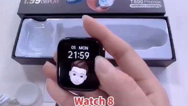 Big 1.99 infinite display watch 8 T800 pro max wireless charging смотреть онлайн