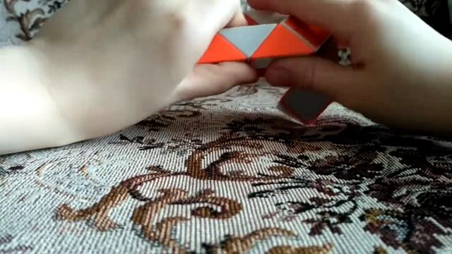 Как сделать круг из змейки Рубика смотреть онлайн