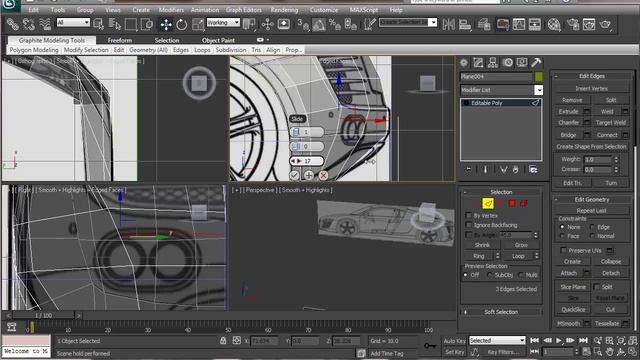 Audi R8 Modeling Tutorial in 3ds max Part 3 HD смотреть онлайн