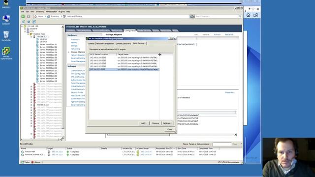How to setup iSCSI from a Synology to VMware vSphere ESXi - 319 смотреть онлайн