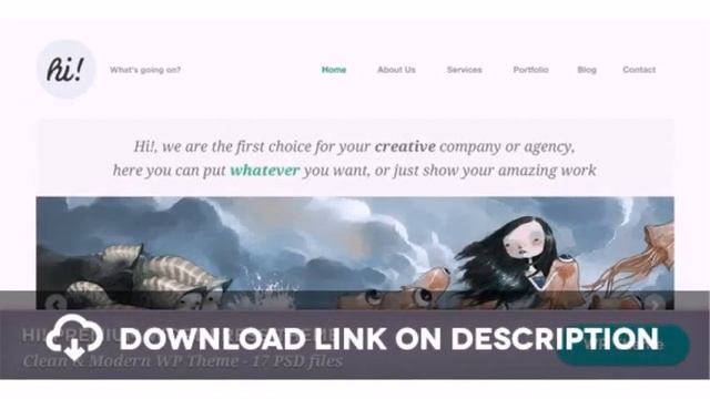 Hi! Creative Portfolio WordPress Version Free Download смотреть онлайн
