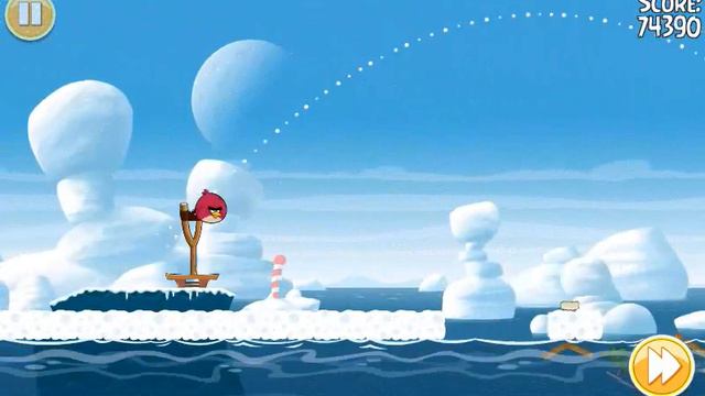 Angry Birds Seasons, Arctic Eggspedition, Golden Egg #48 (right), 93360 смотреть онлайн