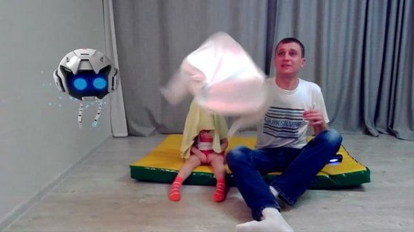 Игра с роботом на Playstation 4. Playroom