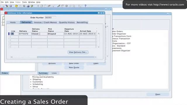 Order Management in Oracle E Business Suite R12 Part 2 смотреть онлайн