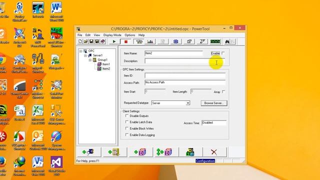 How to use OPC PowerTool of IFIX 5.8 With Kepware смотреть онлайн