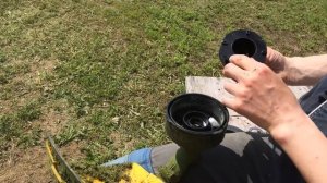 Как заменить леску электротриммера за 3 минуты