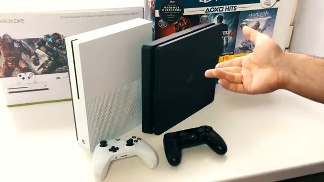XBOX ONE S vs PS4 SLIM ЧАСТЬ 1 смотреть онлайн