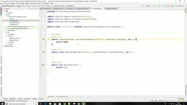 #12 - RecyclerView com Java - Curso de Desenvolvimento para Android смотреть онлайн