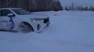 Haval F7 по снегу