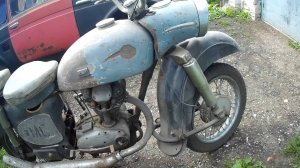 «Мото ДИНОЗАВР» MZ ES 250 (1956г.) с двигателем DUCATI (1959г.) !!!