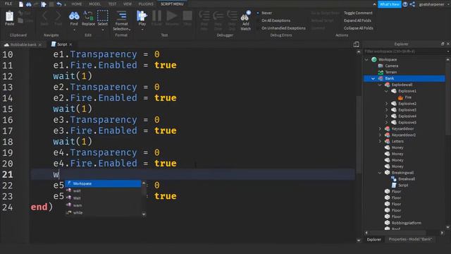 How to make an EXPLODING wall in ROBLOX STUDIO (HTMARB part 2.5) смотреть онлайн