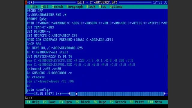 ESS 1868 AudioDrive - лучший звук под MS-DOS #ретрозвук смотреть онлайн