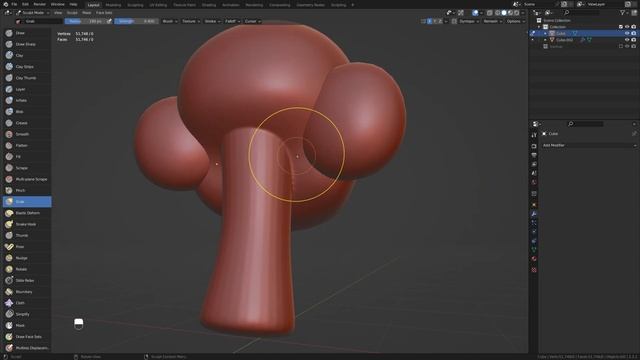 Blender Sculpting Tutorial for Beginners - Stylized Head Sculpt Blender Tutorial смотреть онлайн