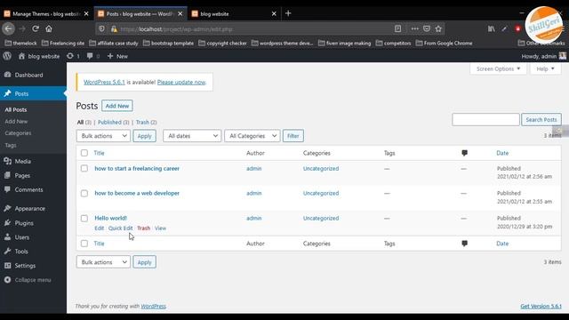 WordPress theme development bangla tutorial 2022 (Post dynamic) смотреть онлайн