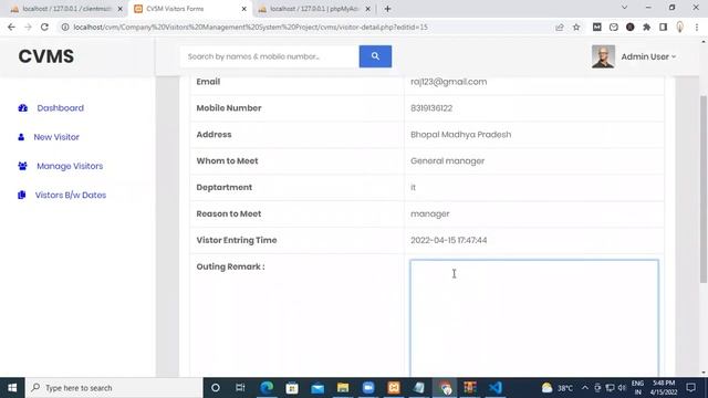 Company Visitors Management System in php with Document || Company Visitors Management System mysql смотреть онлайн