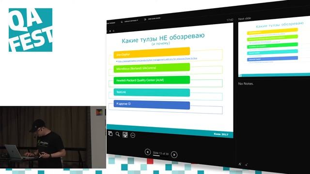 Системы тест менеджмента: обзор и краткое введение в лучшие практики - Роман Горин. QA Fest 2017 смотреть онлайн
