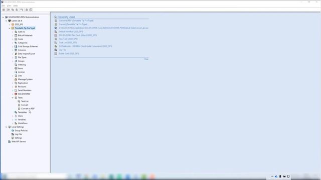 SOLIDWORKS tutorial: How to enable ''Task Host Configuration'' in PDM смотреть онлайн