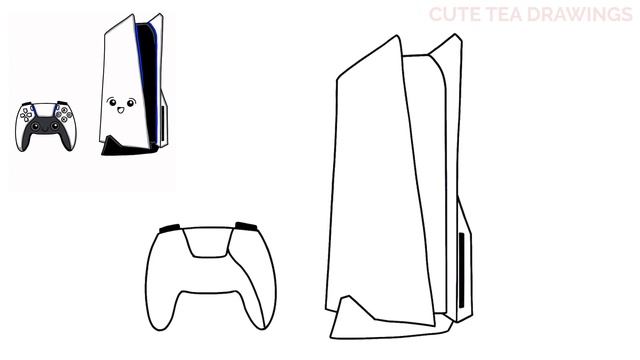 How to Draw Cute Sony PlayStation 5 | PS5 | Easy Drawing смотреть онлайн