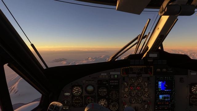 Flight to Sleep / Relax to. DHC 6 300 Twin Otter from an outpost in Antarctica to Rothera Airstrip смотреть онлайн