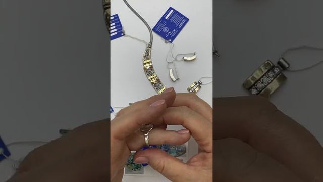 ЖЕМЧУГ, ЦИРКОН в СЕРЕБРЕ с ЗОЛОТОМ. Серьги, Кольцо, Кулон, Колье. Цены под видео. смотреть онлайн