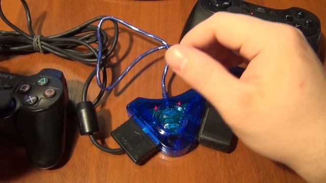 Подключение джойстиков PlayStation, и Ps2 к PC, через адаптер CL-0138 смотреть онлайн
