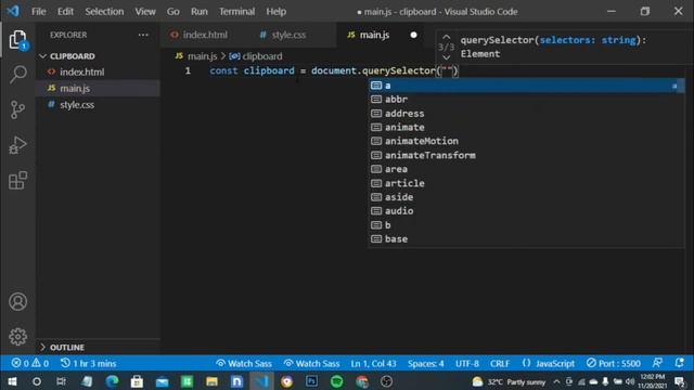 How to copy to clipboard using Javascript || Html & Css смотреть онлайн