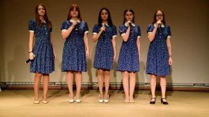 Вокальная группа "Алые паруса".  Песня "Солдат молоденький в пилотке новенькой" (Тымовская ДШИ)