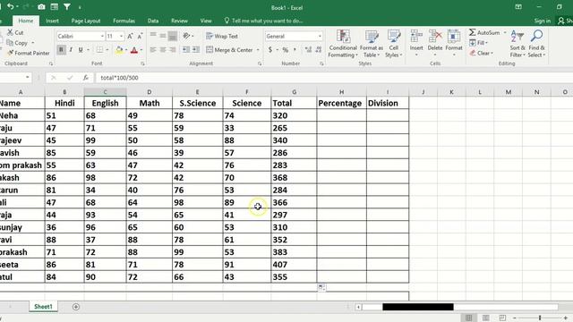 How to Make Marksheet in Excel in Hindi - एमएस एक्सेल में मार्कशीट कैसे बनाएं? | Marksheet in Excel смотреть онлайн