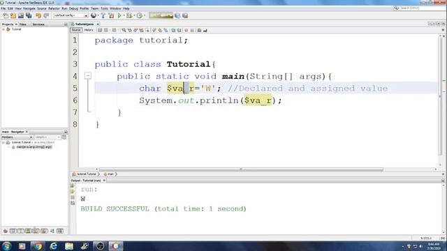 Novice Java Tutorial with Apache NetBeans 11.0: 9 Variable Naming rules смотреть онлайн