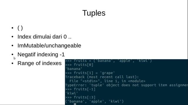 (TEL619320) Pemrograman Lanjut - Python Collections смотреть онлайн