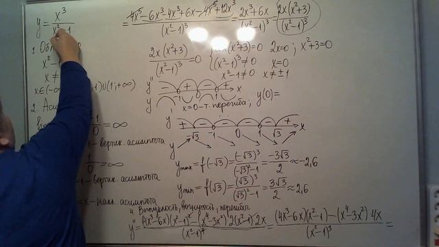 Для 1 курса. Исследование функций и построение графиков. смотреть онлайн