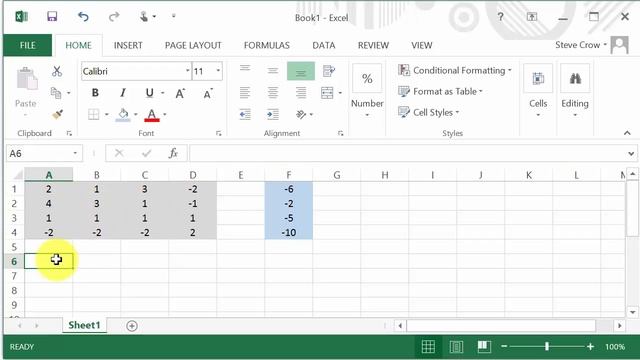 Solving System of Equations Using Excel смотреть онлайн