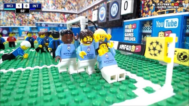Champions League Final 2023 • Manchester City vs Inter 1-0 ? All Goals & Highlights in Lego Footbal смотреть онлайн