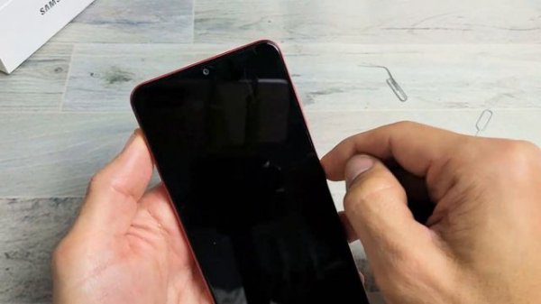 Galaxy A12: How to Insert SIM Card & SD Card