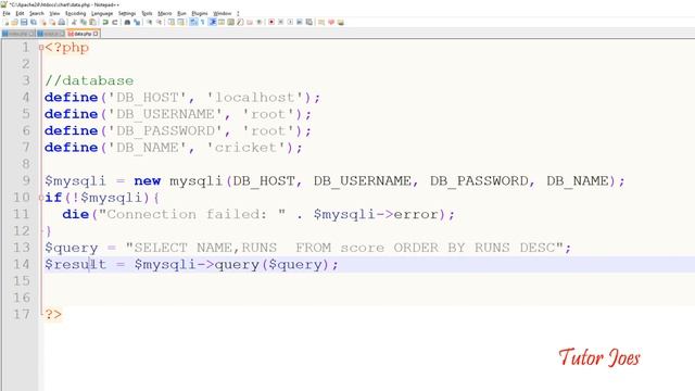 Bar Chart getting data from Database using MySQL and PHP Chart js in Tamil смотреть онлайн