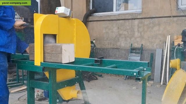 Торцювальний верстат Явір ЦП-63 (торцовочный круглопильный станок) смотреть онлайн