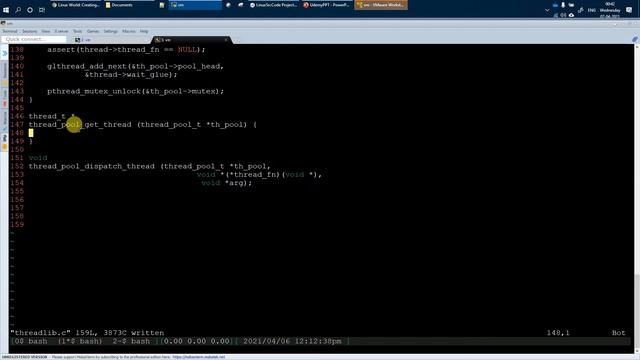 5/11 - Multithreading Advanced | Thread Pools Implementation | POSIX Linux System Programming смотреть онлайн