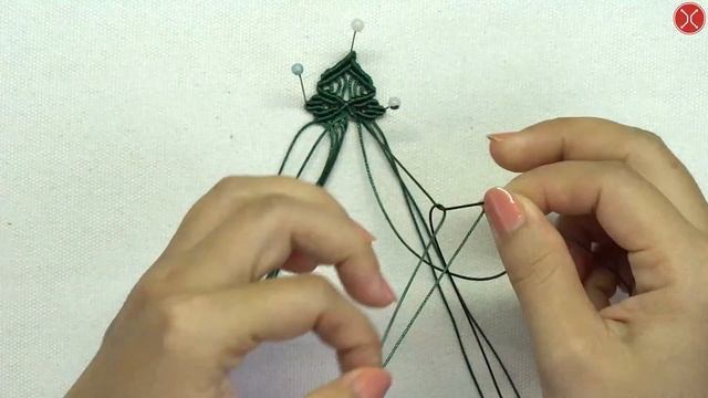 Macrame tutorial: The Midea necklace looping of elegant choker|Hướng dẫn thắt vòng cỗ choker macram смотреть онлайн