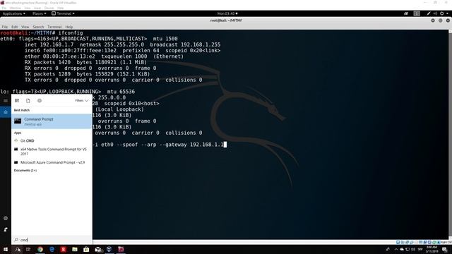 Man In the Middle Attacks - Traffic Sniffing смотреть онлайн