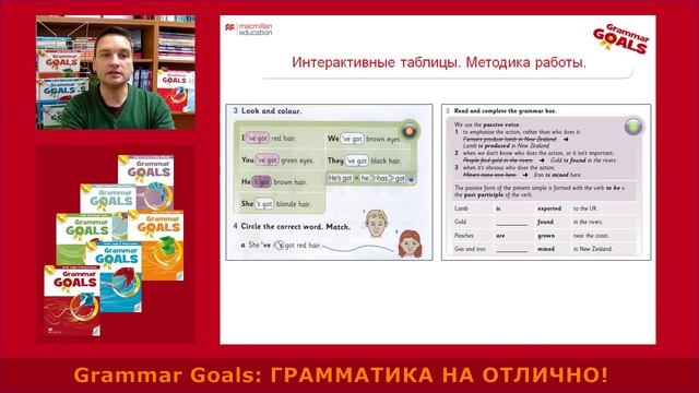 Grammar Goals: Работа с интерактивными таблицами по грамматике смотреть онлайн