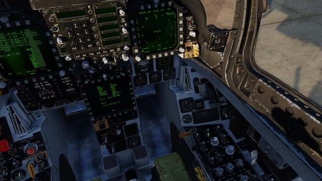 DCS World Холодный старт F/A-18C смотреть онлайн