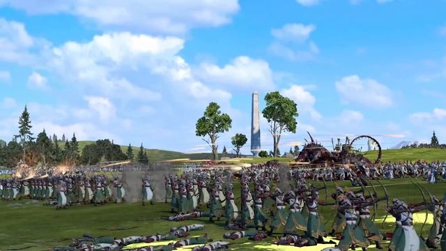 High Elves VS Skaven - Total War: WARHAMMER 3 Cinematic Battle смотреть онлайн