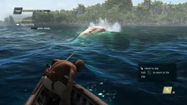 Assassins Creed 4 Black Flag White Whale Hunting смотреть онлайн