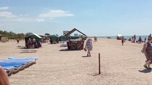 Азовское море. Пляж "Казачий берег"-2. 2023 год.