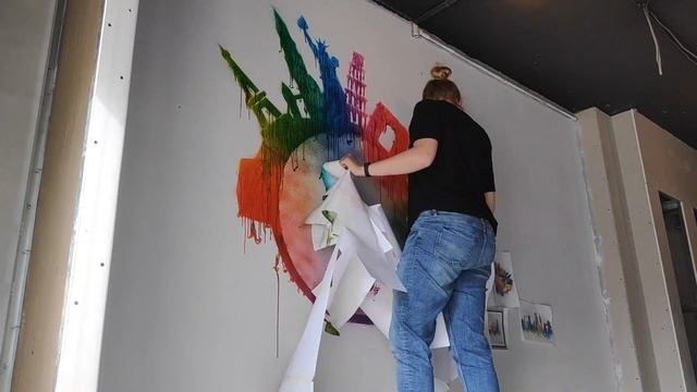 Airbrush. Роспись стен. Аэрография.