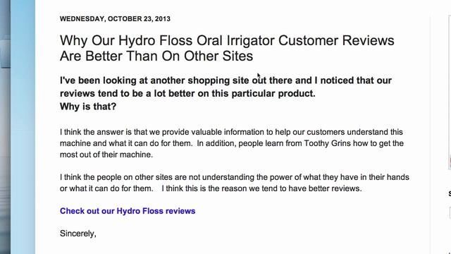 Why We Have Better HydroFloss Oral Irrigator Reviews Than Other Sites смотреть онлайн
